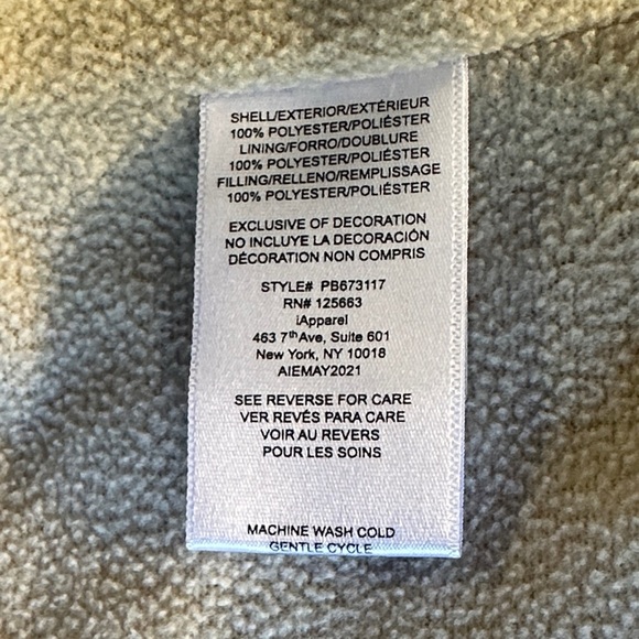 Perry Ellis Boys' Cozy Sherpa Jacket - Picture 4 of 6